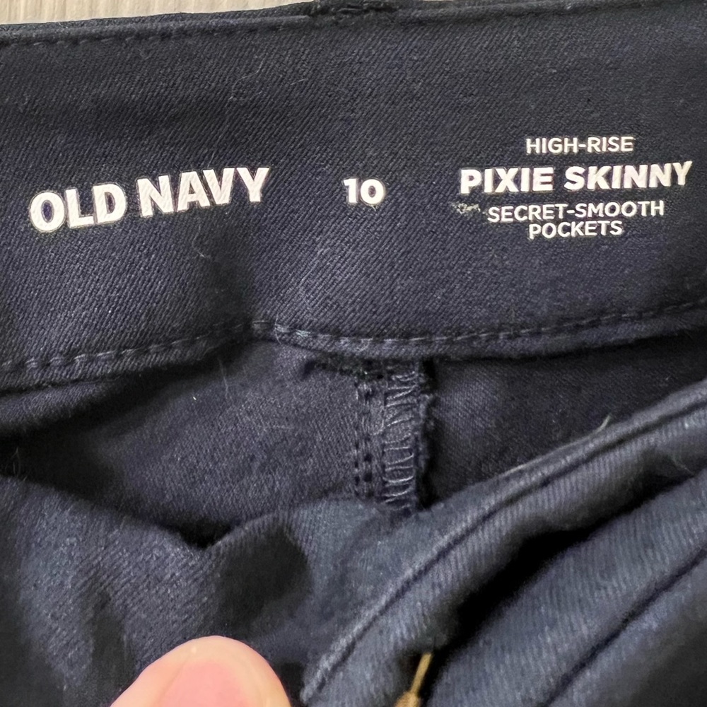 Old Navy High Rise Skinny Pixie Pants - image 3